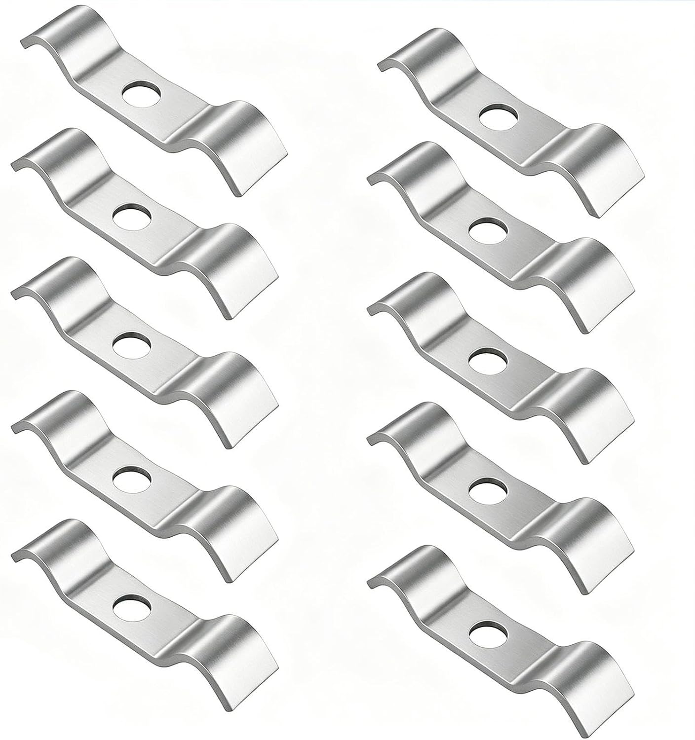 Conduit Pipe Support Strap 10 Pieces Rigid Heavy Duty Adjustable Tool | Tube Strap Support for Plumbing Holding Mounting Water Home House Washroom Bathroom