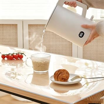 Clear Table Cover Protector 12x21 Inch, 2 mm Thick Plastic Table Cover Rectangle,PVC Clear Table Protector,Desk Protector Mat for Kitchen, Dresser, Writing Desk,Dining Room Table