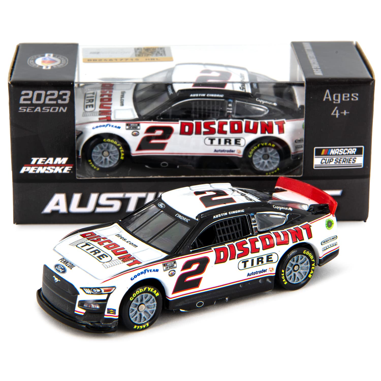Lionel RacingAustin Cindric 2023 Discount Tire Diecast Car 1:64 Scale