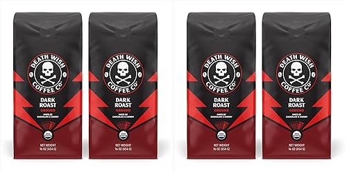 Miniatura 29 de DEATH WISH COFFEE - Café molido con chocolate y avellana, comercio justo (14 oz)