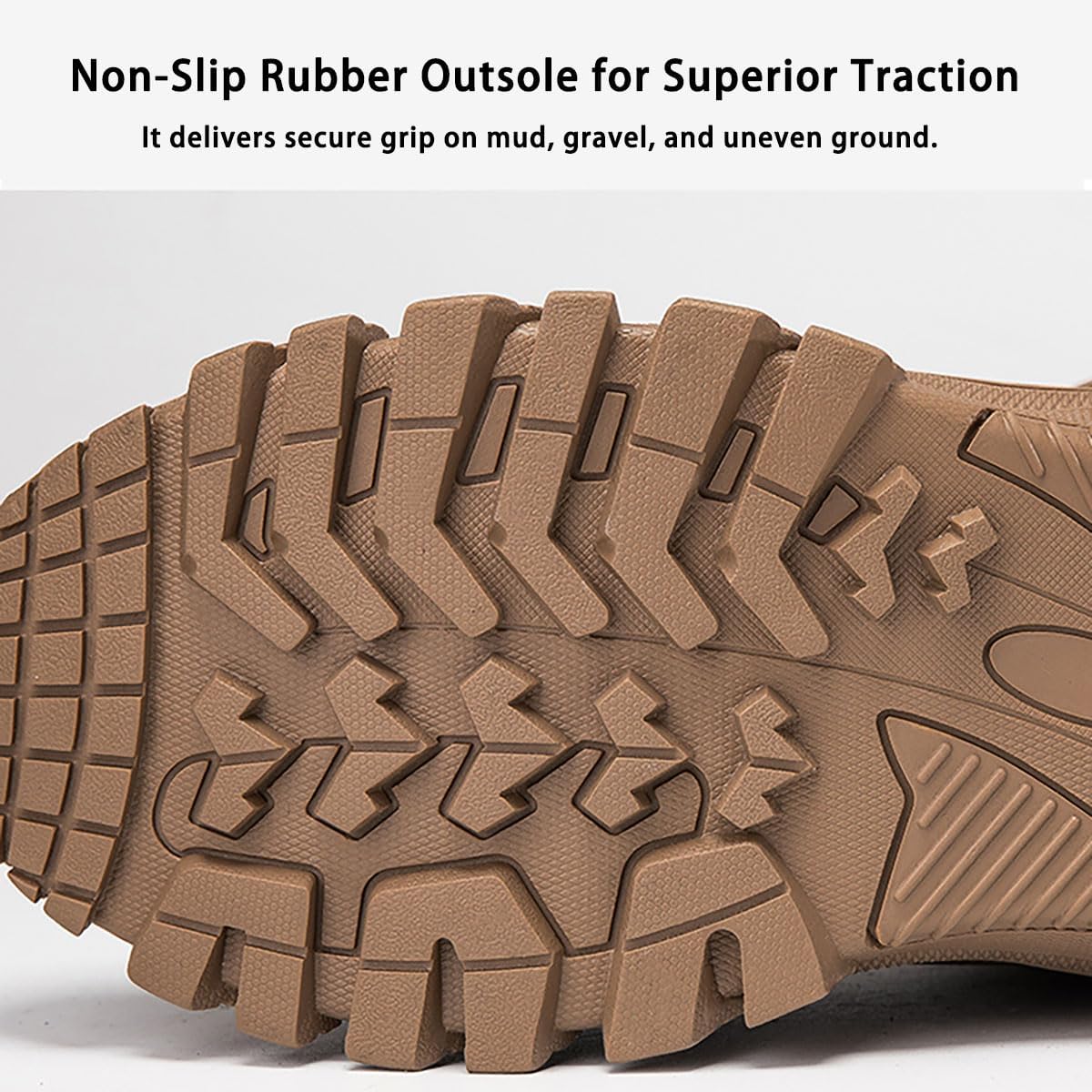 Tactical Boots Durable for Men: Military Work Boots Breathable for Outdoor