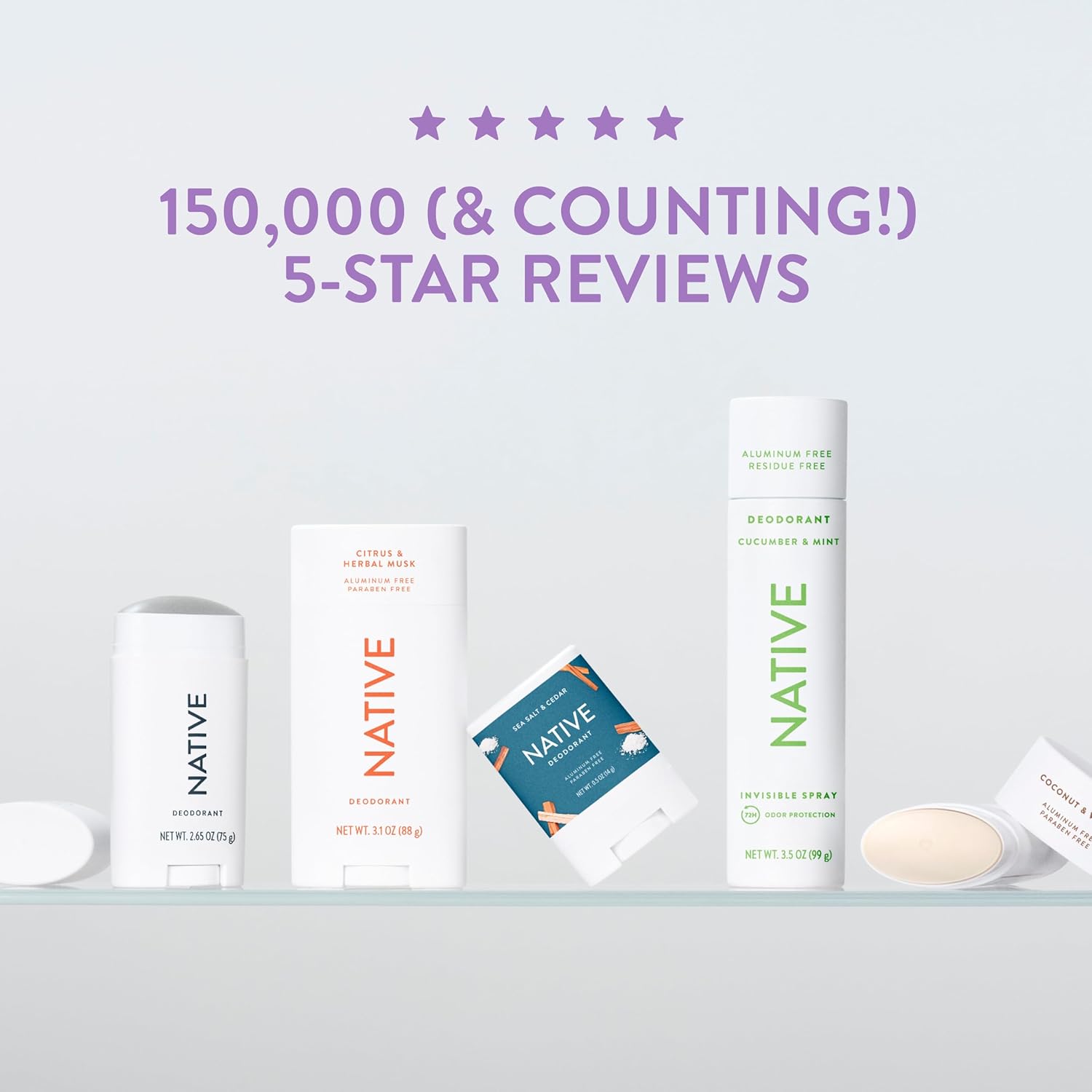 Native Deodorant & Body Spray Contains Naturally Derived Ingredients | Deodorant for Women and Men, All Day Odor Protection, Aluminum and Hydrocarbon Propellant Free | Lilac & White Tea - Image 8