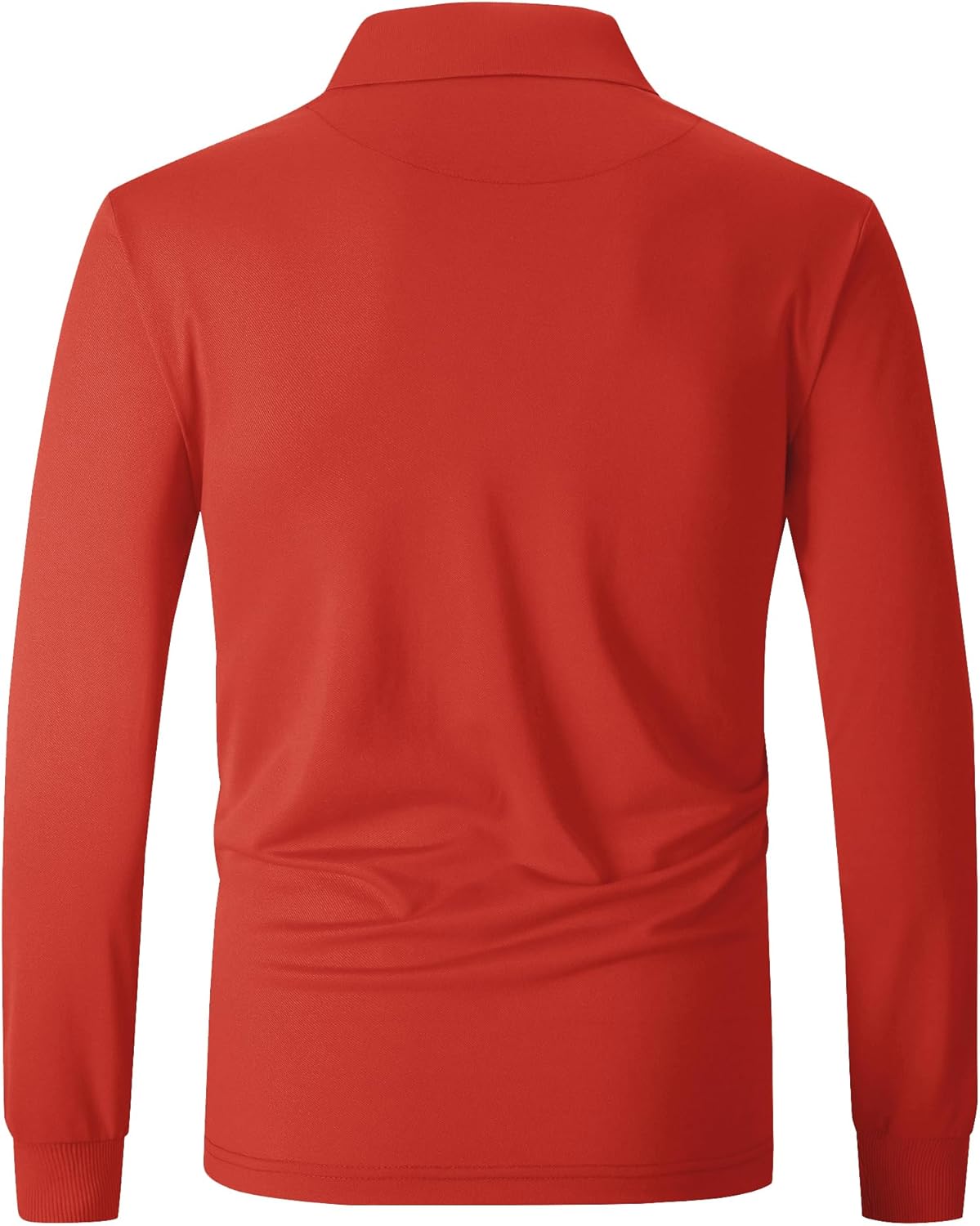 Polo Shirts for Men Long Sleeve Moisture Wicking Golf Polos Casual Travel Performance Collar Shirts