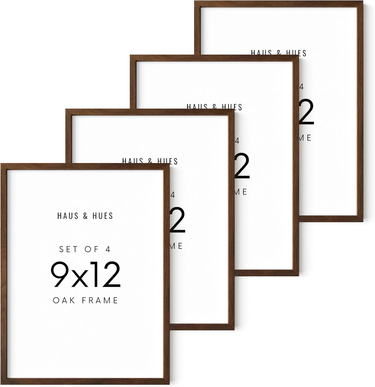 HAUS AND HUES Set of 4 9x12 Picture Frame 9x12 Frame