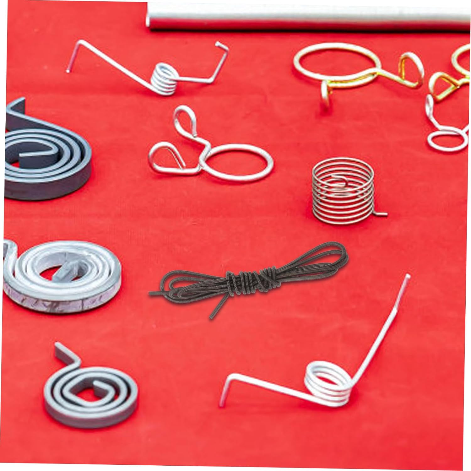 KICHOUSE Coil Kit Mechanical Heating Wire Extension Spring Spring Hook for Stable Tension