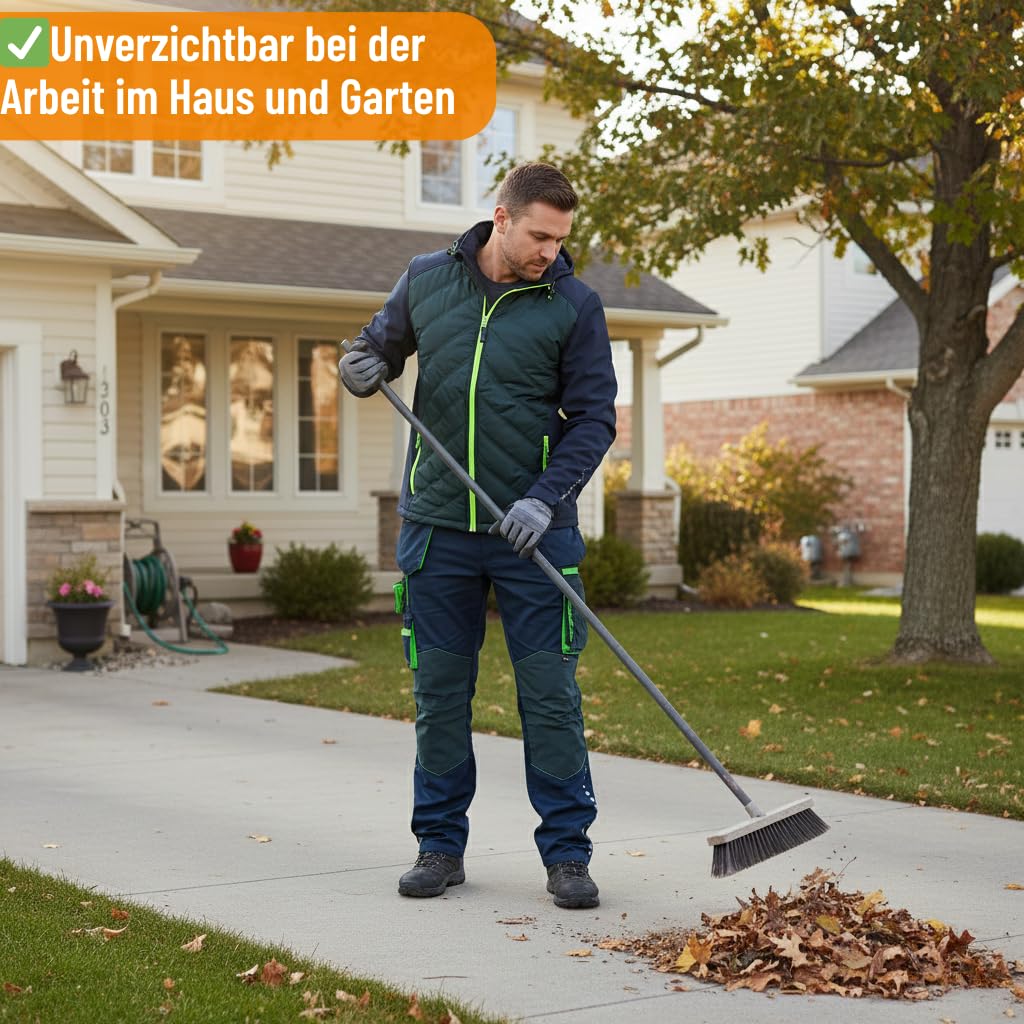 NEO TOOLS Herren Premium Arbeitshose oder Set mit Jacke Gr. XS-3XL / 3% Elasthan, modisches Design, Hose - Knieschutztaschen und mit Cordura verstärkt