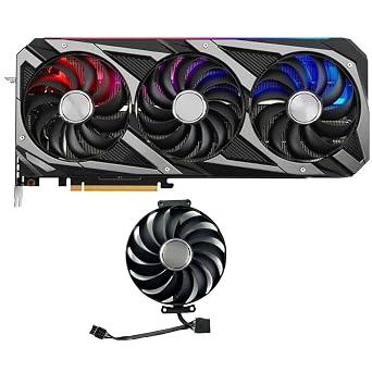 96mm DC 12V 6Pin GPU Fan for ASUS RX6700XT 6750XT 6800 6800XT Strix Graphics Card Cooling Fans Fan-B