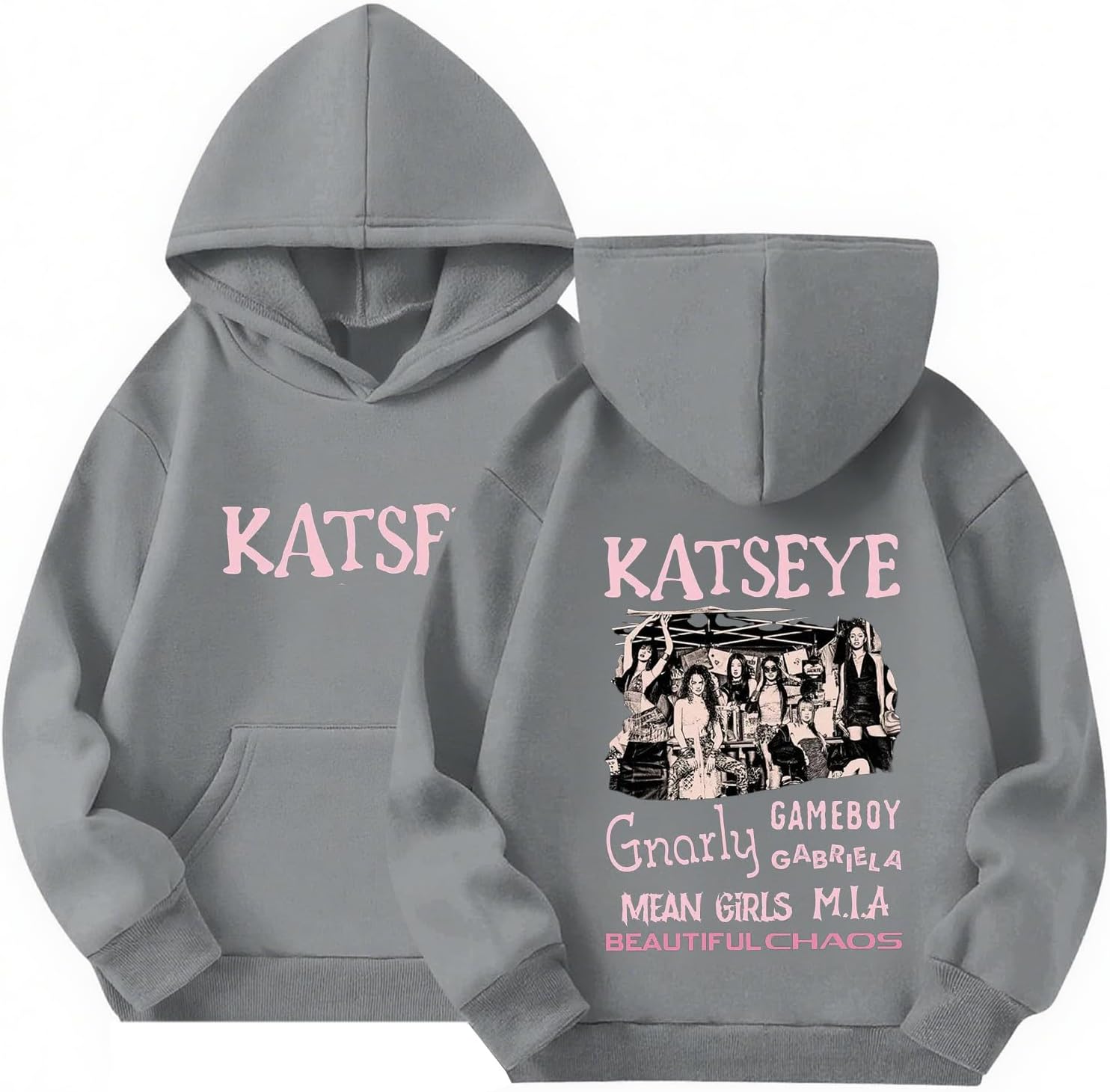 KATSEYE Hoodies for Kids Katseye Merch Sweatshirts Fashion Music Album Graphic Long Sleeve Hoodied for 4-13 Years