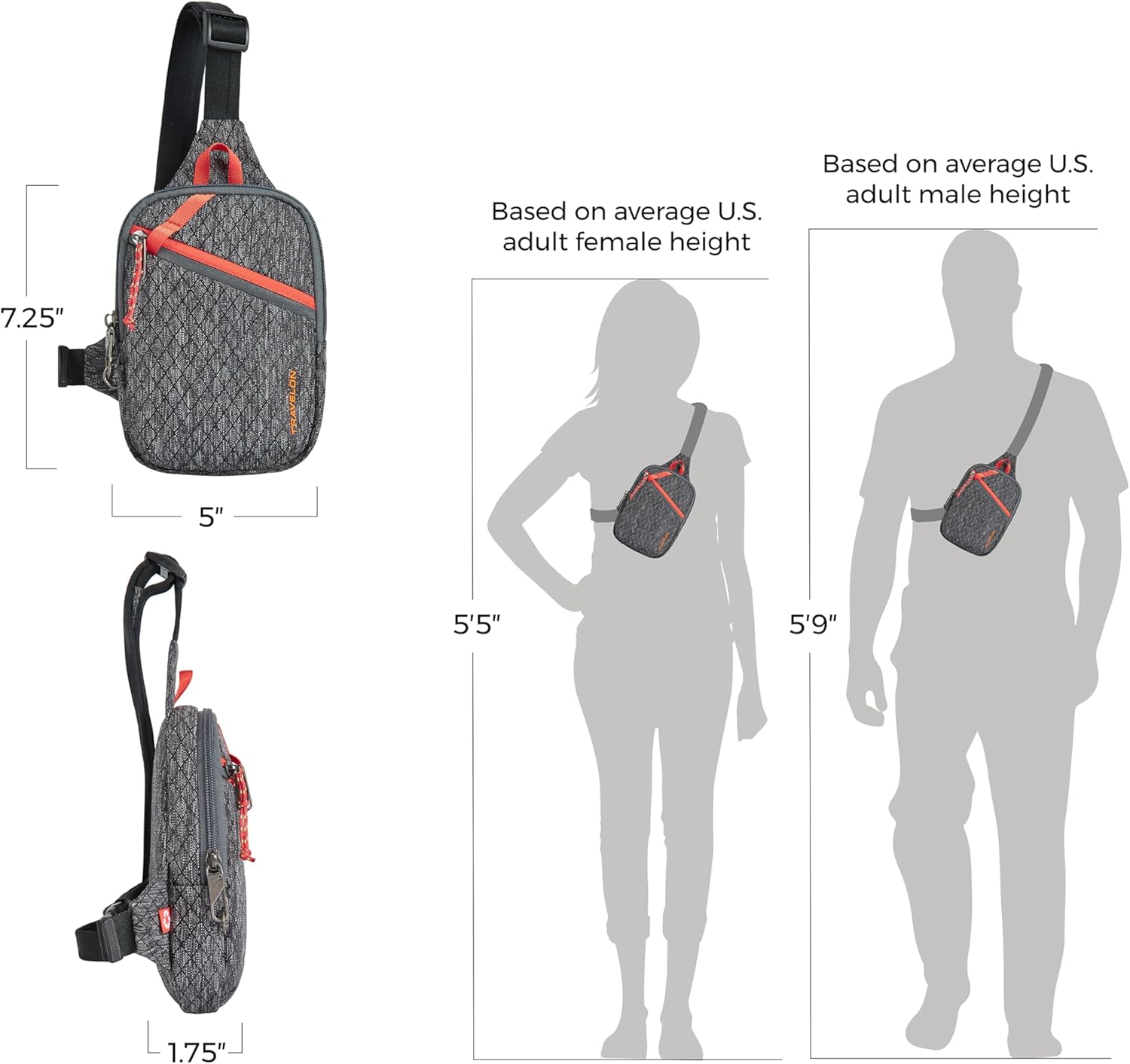 Travelon Anti-Theft Greenlander Compact Sling Bag - Image 2