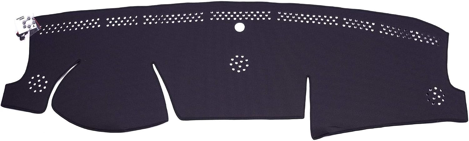 WellVisors Black Dash Mat Dashboard Cover Compatible with Mercedes-Benz 2012-2016 ML-Class GL-Class 2013-16