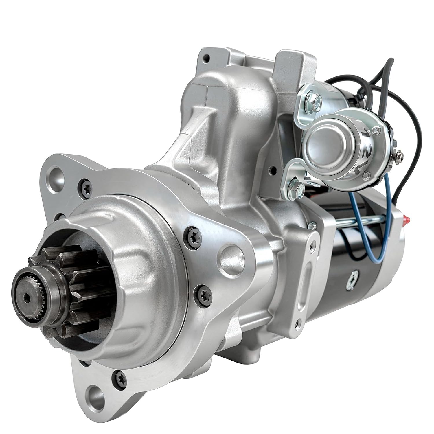 8201004 39MT Starter Motor 12V 11T Fits for Detroit Diesel GHG17 DD13 DD15 DD16 Engines, Replacement for Freightliner, Western Star, Newmar Supreme Aire, Renegade 61000704