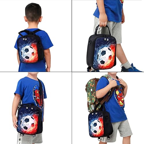 Miniatura 6 de 7-Mi Bolsa de almuerzo portátil para niños, reutilizable, aislada, para niños y niñas, lavable, contenedor de almuerzo, portador de alimentos con