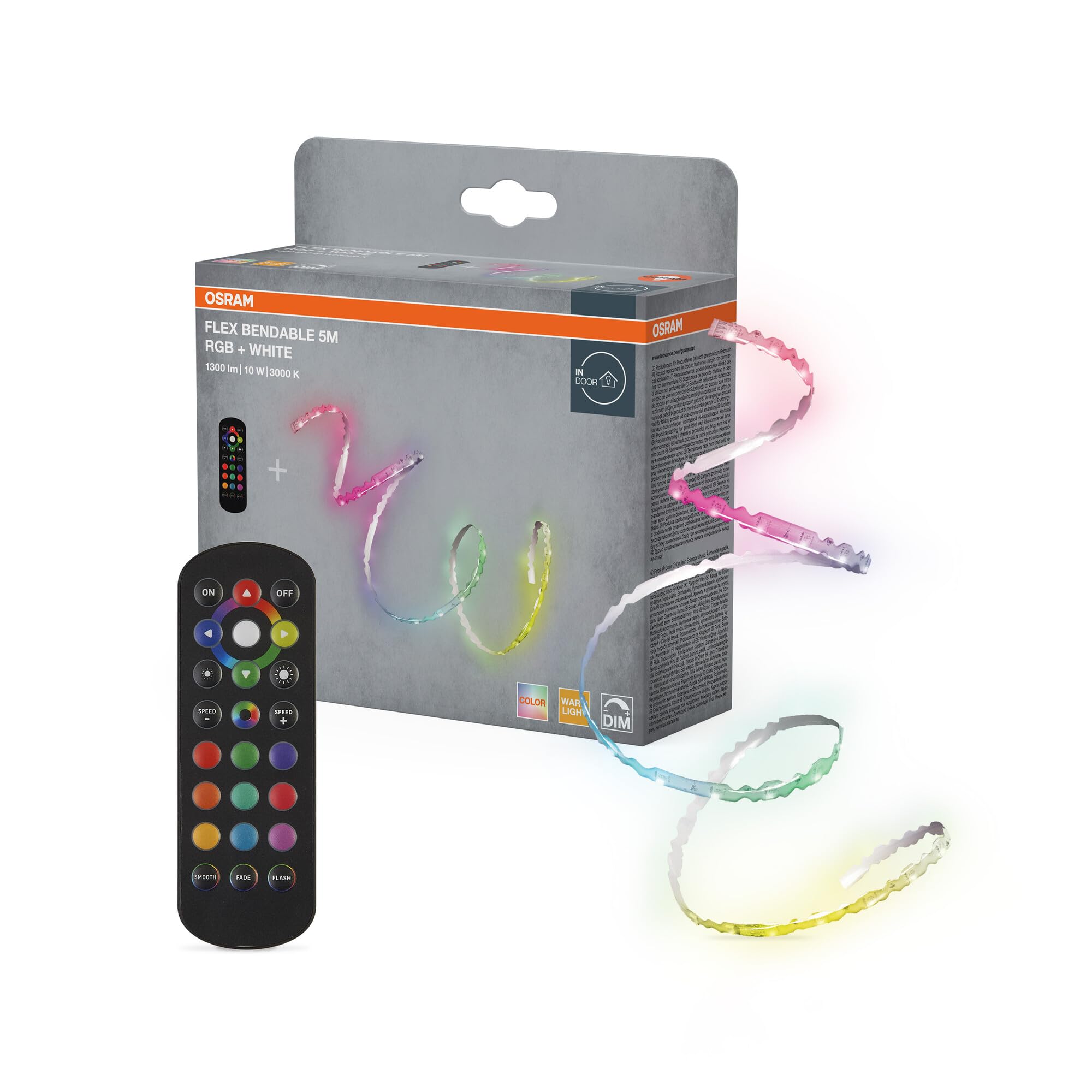Osram Flex Bendable RGBW LED Streifen 5M für innen