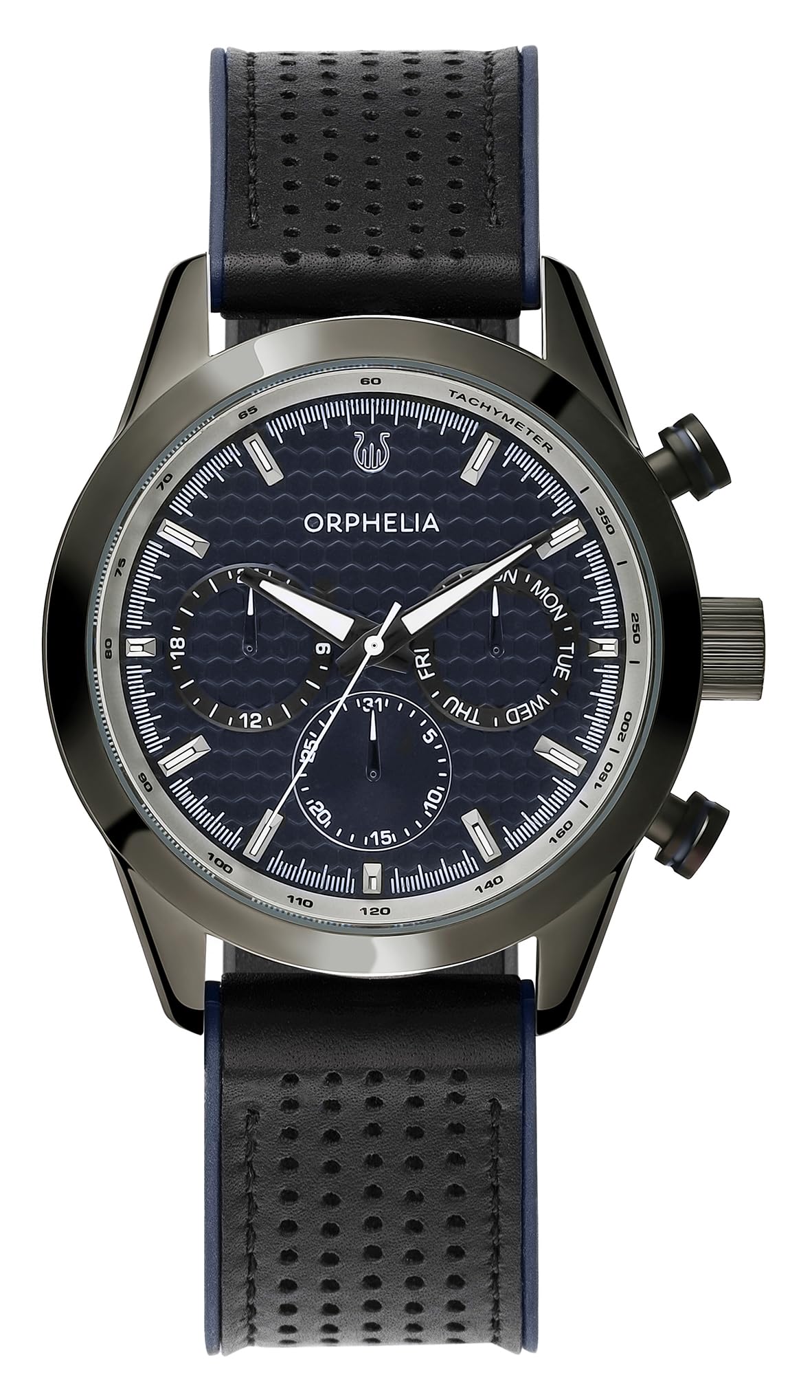 Orphelia Men's Multi Dial Quartz Watch with Silicone Strap OR71903