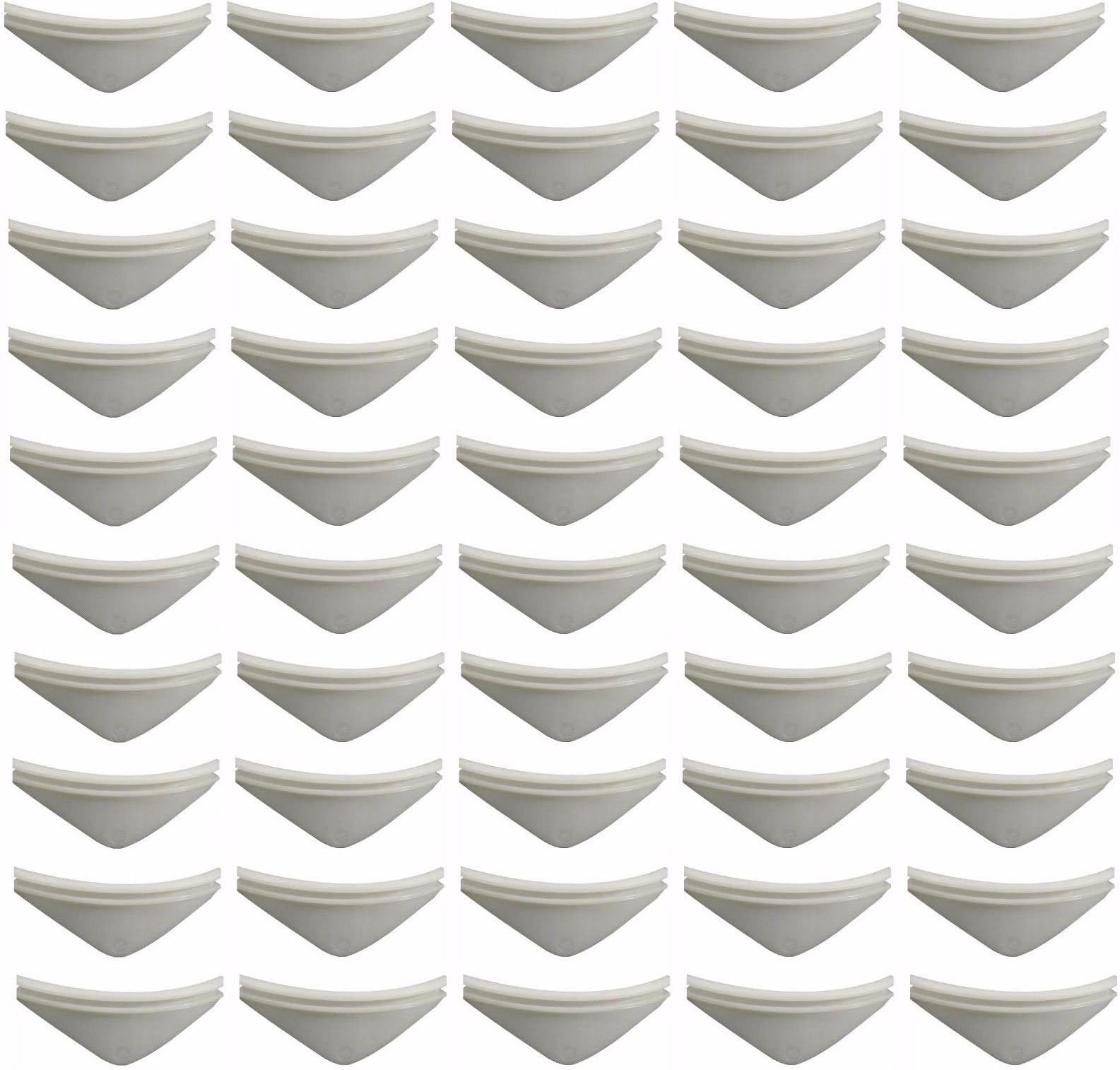 (50) Snack Vending Machine Universal Product Coil Pushers (White) - Automatic Products, Rowe, AMS (Will not fit National or USI)