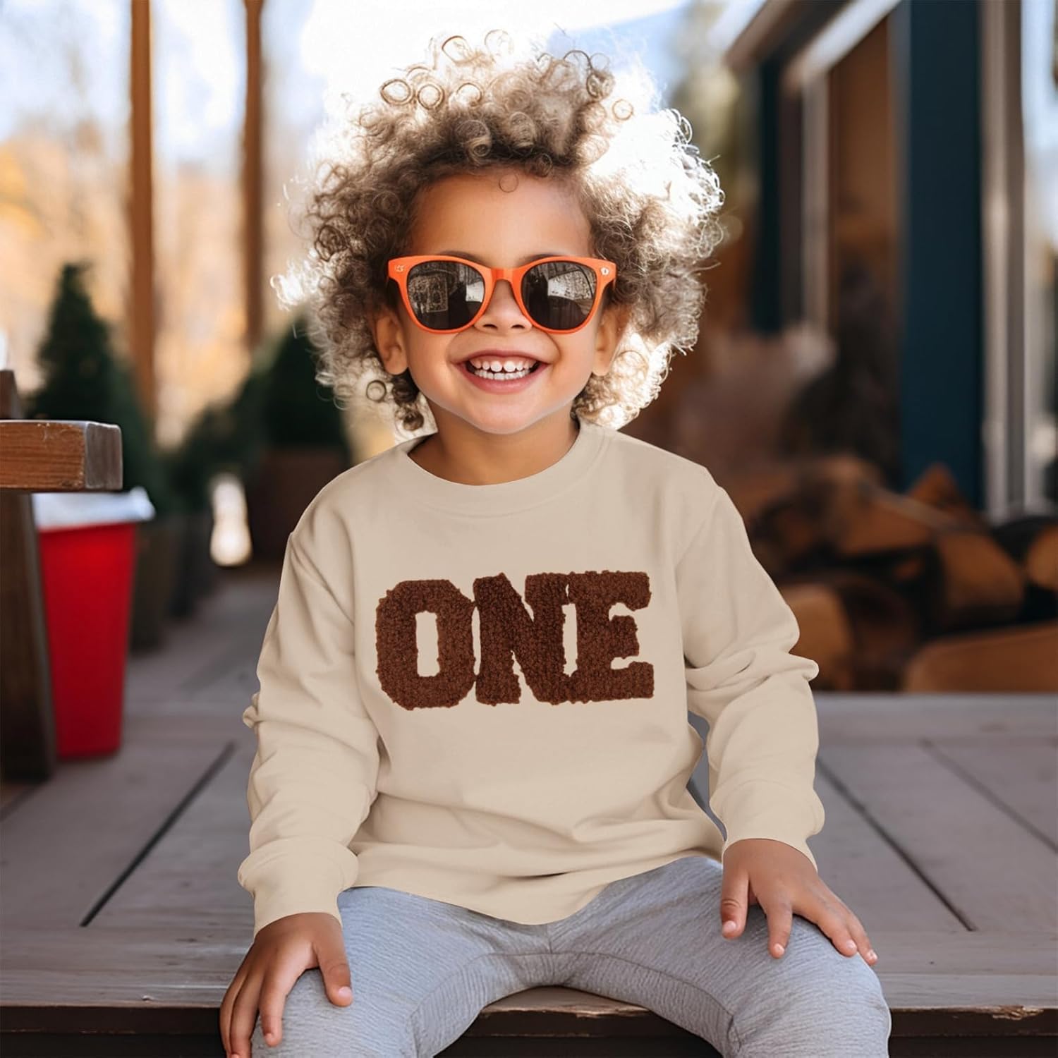 Birthday Sweatshirts for Toddler Baby Boys Girls One-Seven Embroidery Letter Party Outfits Shirts Fall Tops - Image 2