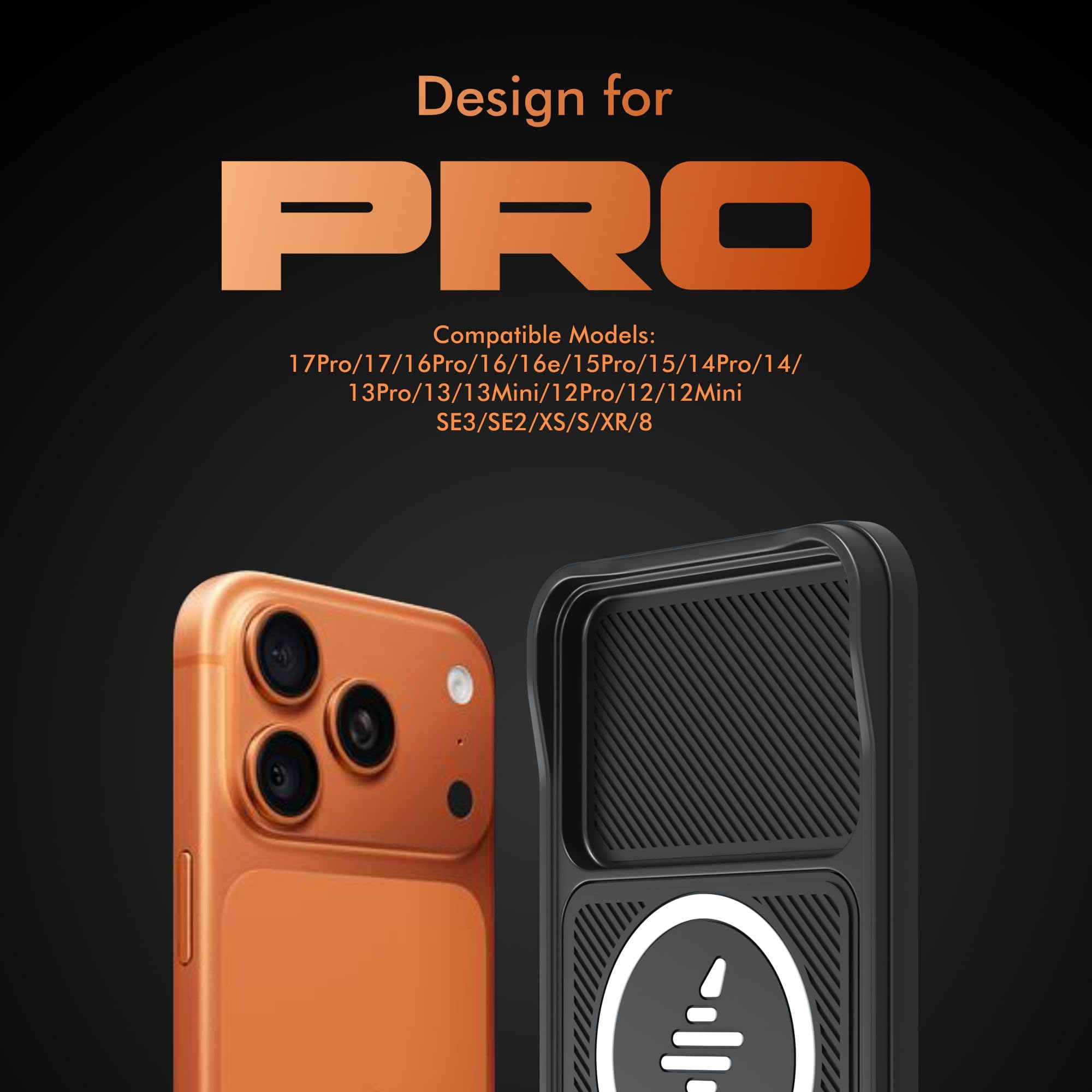 Caricabatterie wireless per auto, caricabatterie wireless per auto, caricabatterie per auto veloce, tappetino di ricarica antiscivolo per iPhone 17/16/15/14/13/12 Pro, SE3/SE2/XS/X/XR/8, cavo da 30 cm