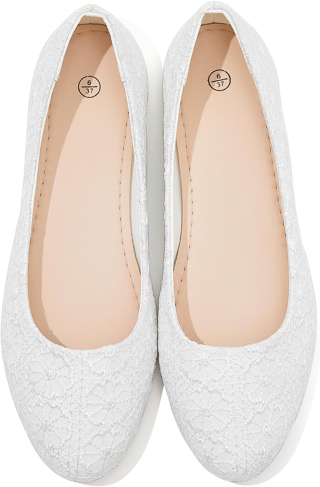 Dress Shoes for Women Round Toe Flats Shoes Lace Ballet Flats Dressy Comfortable Foldable Flats Low Heel
