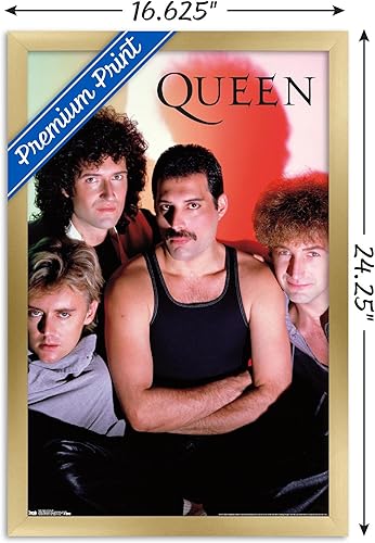 Miniatura 7 de Trends International Queen - Póster de pared en concierto, 22.375 x 34 pulgadas, versión premium sin marco