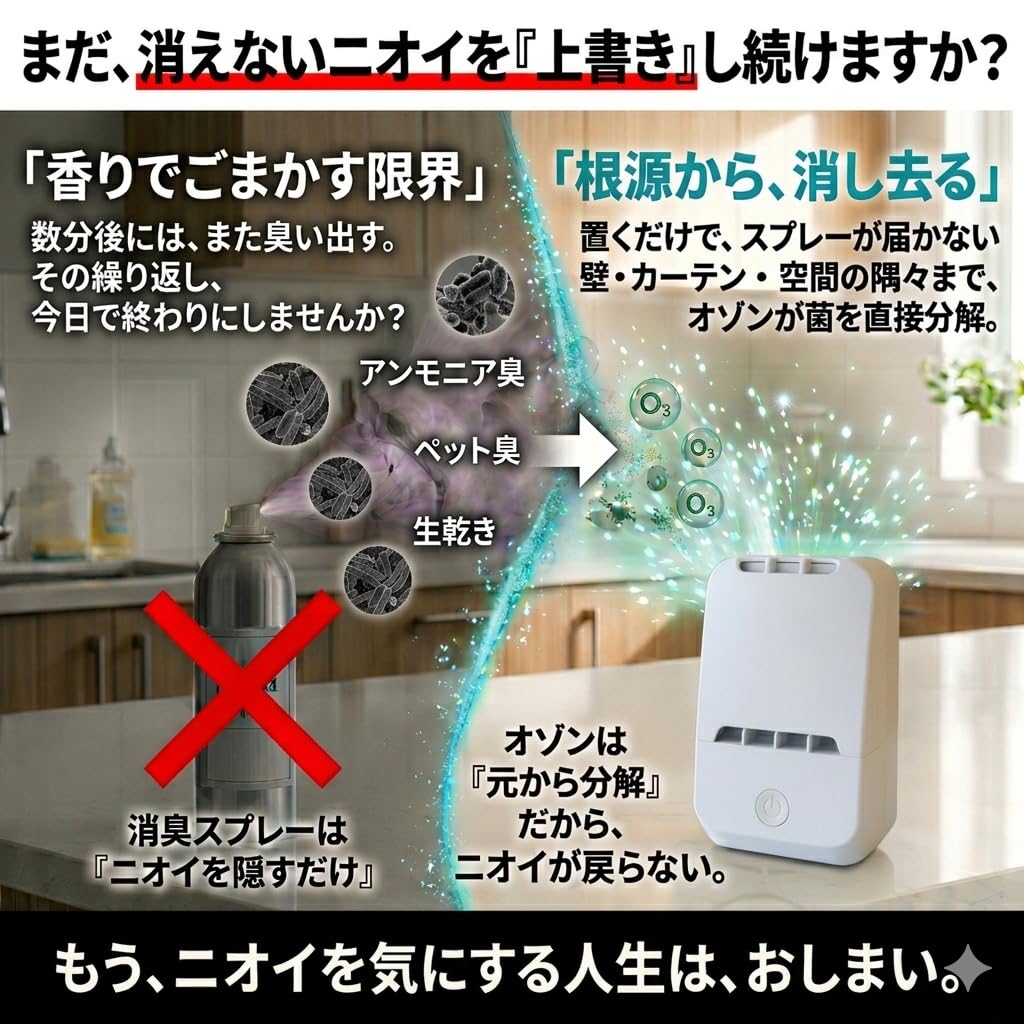 Amazon | 【OZ-3 MAX3㎎/h】 快適マイエアー KAITEKI My Air オゾン除