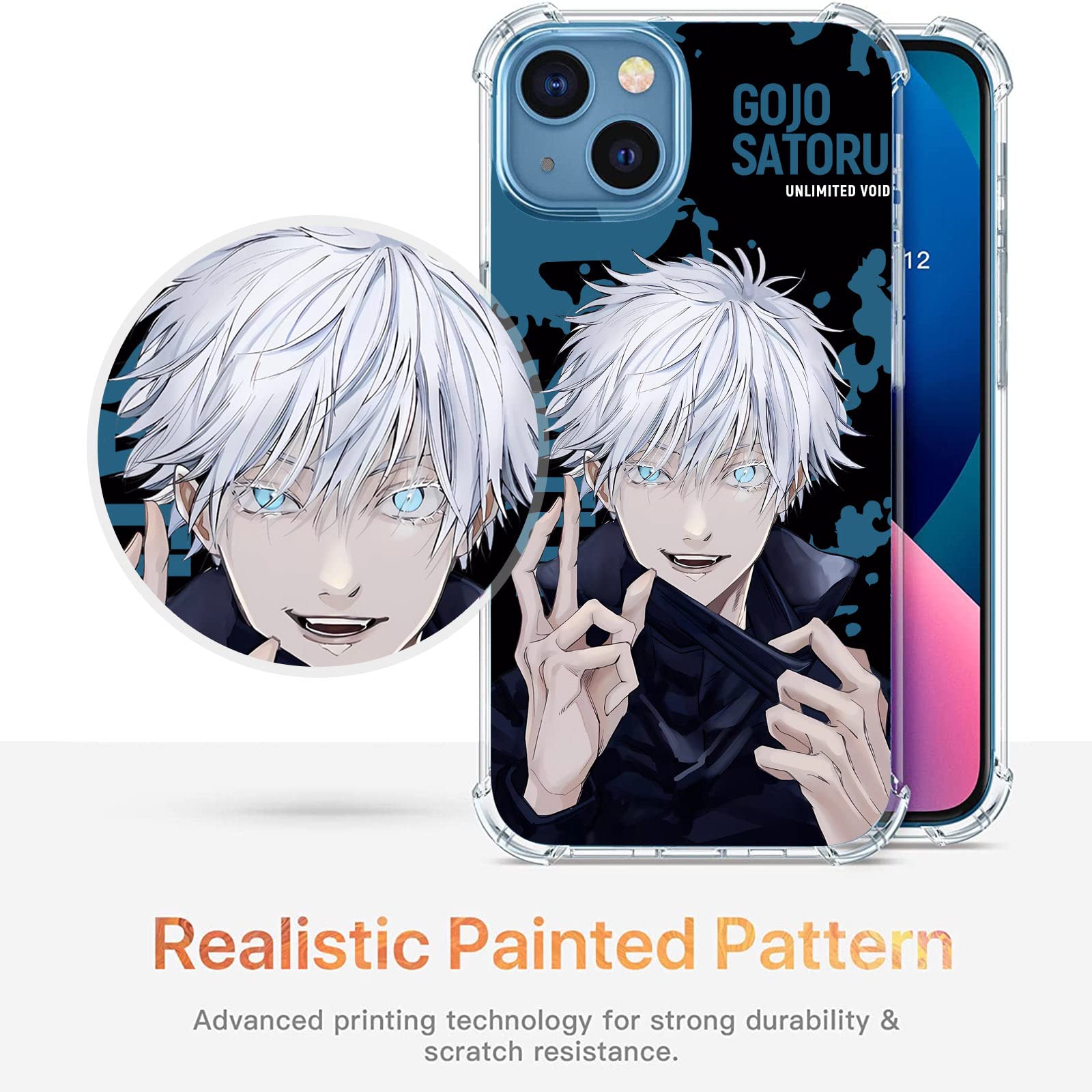 Amazon.co.jp: XXYUIKEZI iPhone 7 8 SE用 アニメケース 透明 耐衝撃