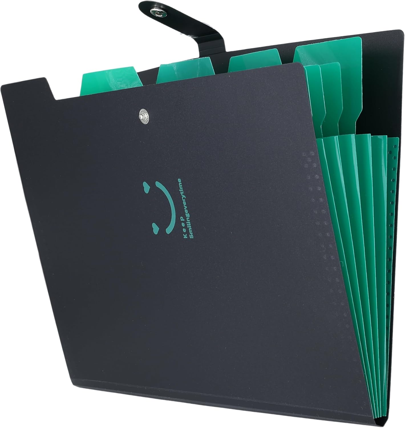 SPS 5 Pocket Expanding File Folder Smile Design - Fits A4 & Letter Size Document Organizer, Accordion File Folders, File Holder for Office, School & Home Use (Pack of 4)