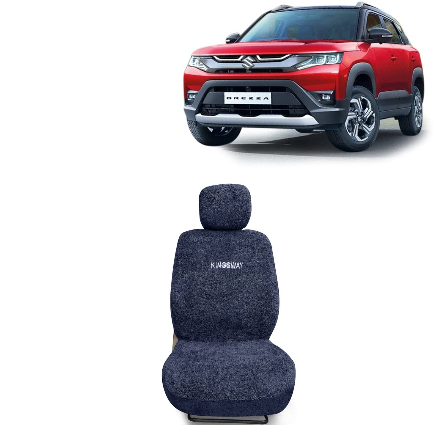 Kingsway® Towel Fabric Car Seat Covers Compatible with Maruti Suzuki