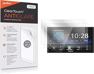 Kenwood DMX4707S Screen Protector, BoxWave [ClearTouch Anti-Glare (2-Pack)] Anti-Fingerprint Matte Film Skin for Kenwood DMX4707S