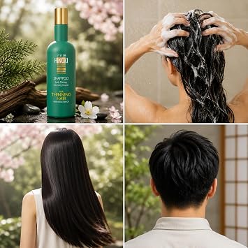 Hayashi System Hinoki Shampoo for Thinning Hair, 10.1 Fl Oz