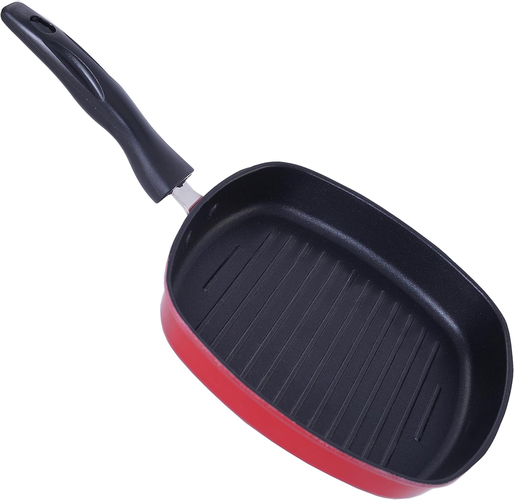 Nirlon Non-Stick Aluminium Grill Pan, Black