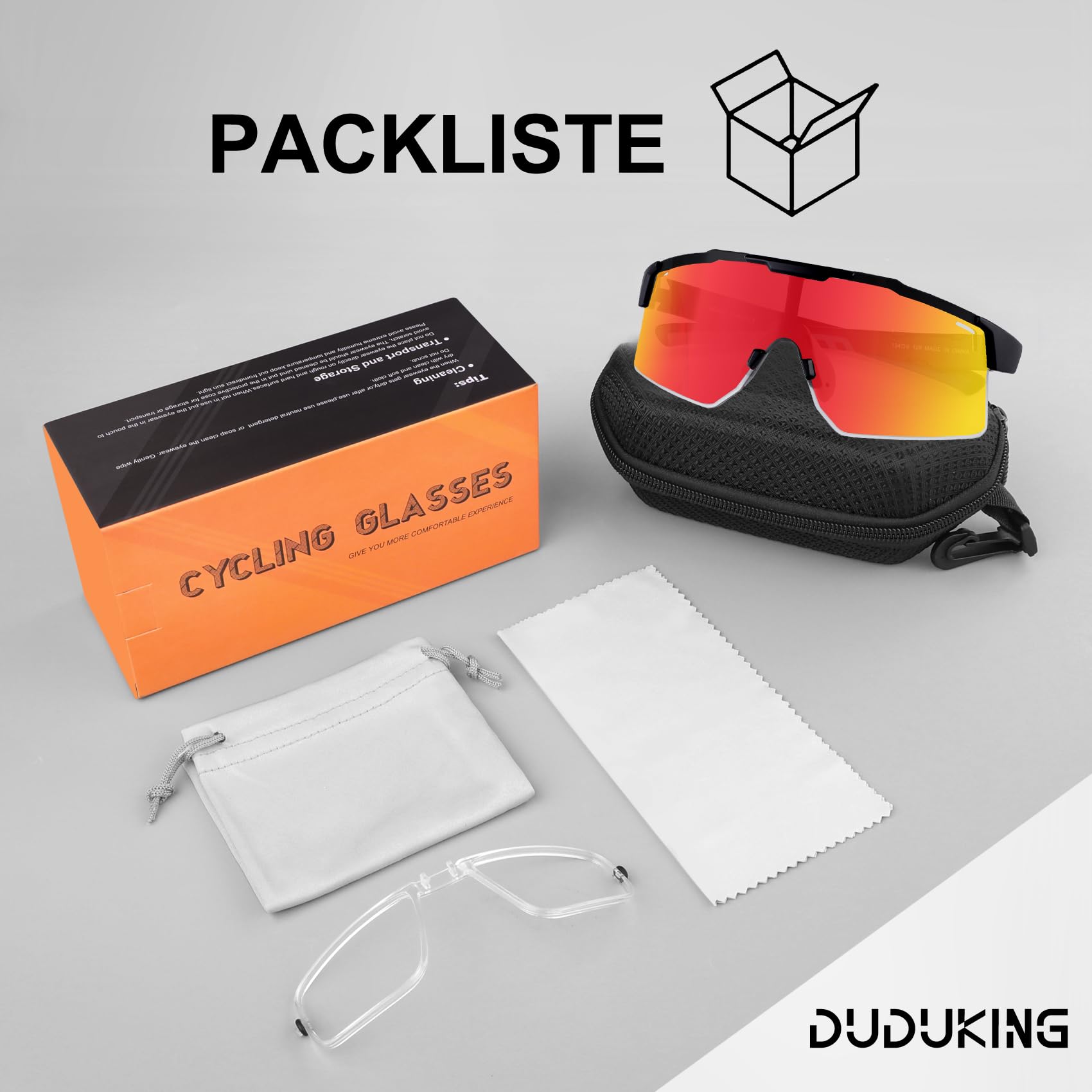 DUDUKING Gafas de sol polarizadas polarizadas para hombre y mujer, gafas deportivas para ciclismo, correr, golf, béisbol