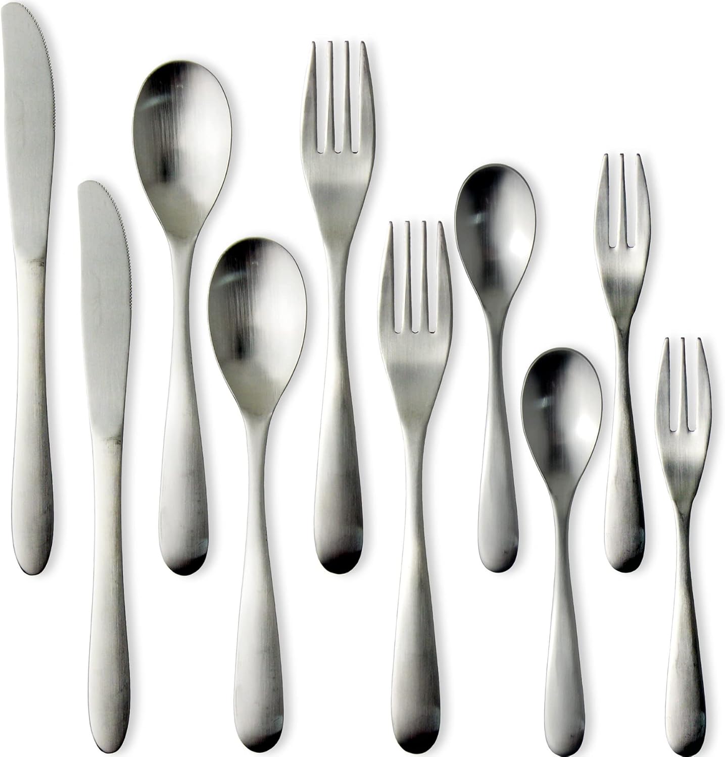 Nagao NT-5 Tea Spoon, Set of 6, Stainless Steel, Made in Japan