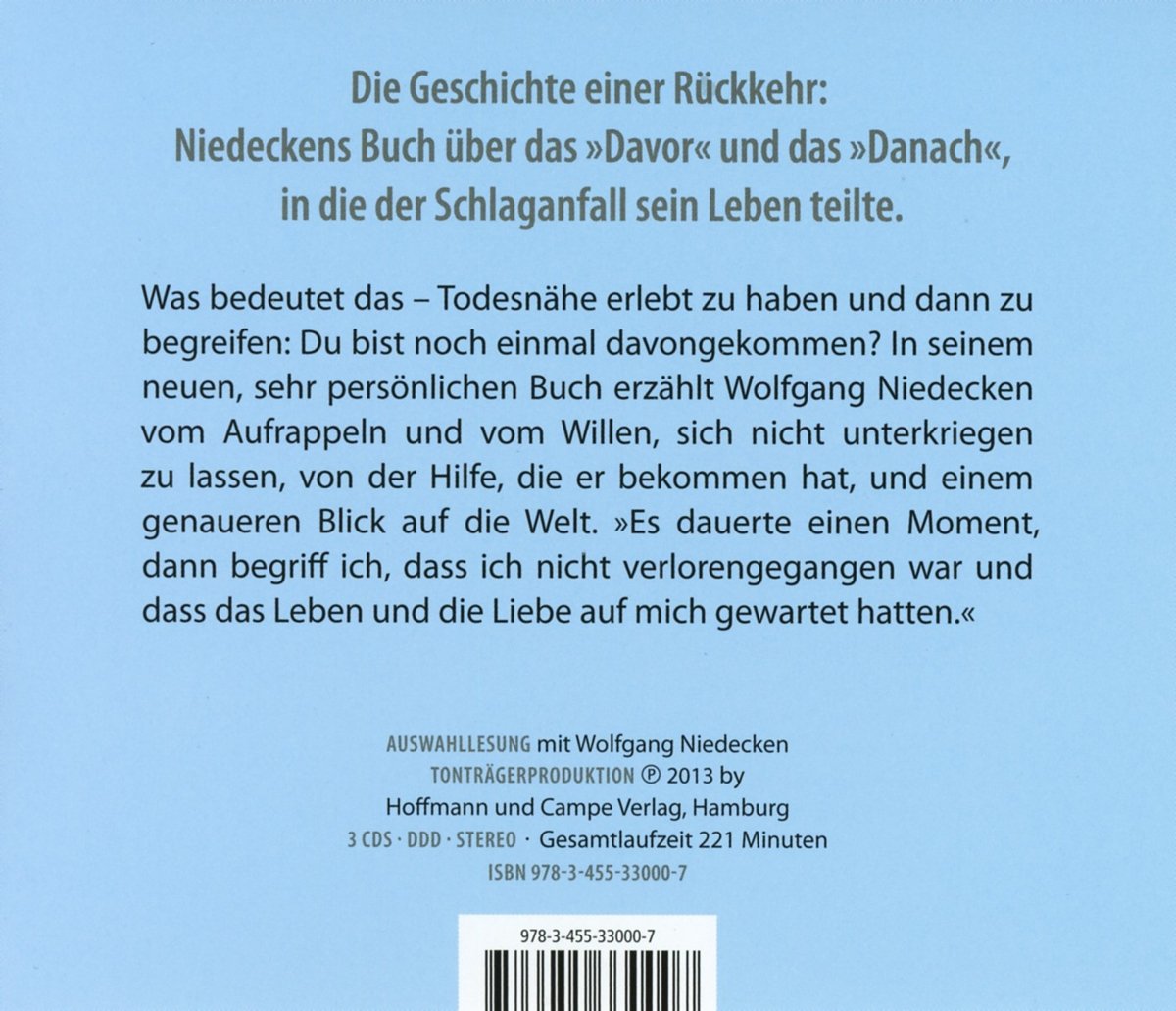 Zugabe: Die Geschichte einer Rückkehr