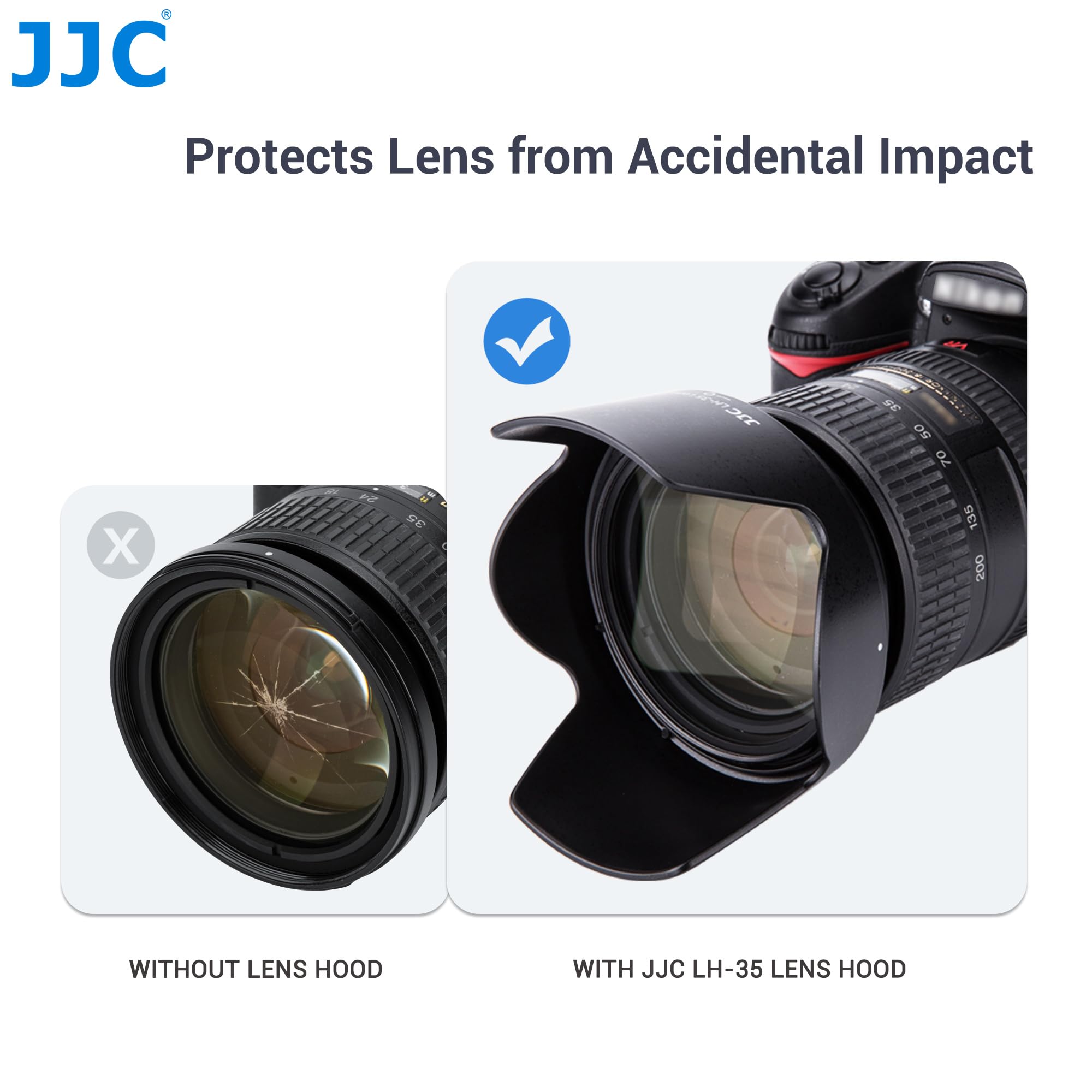 Lens Hoods CELLONIC Gegenlichtblende HN-3 - Metall Sonnenblende Für Kamera Objektive CELLONIC Sonnenblende HN-3
