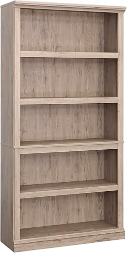 Miniatura 65 de Sauder - Estantería de almacenamiento con 5 repisas; largo: 35.28 pulgadas, ancho: 13.23 pulgadas, alto: 69.76 pulgadas, Lintel Oak Roble