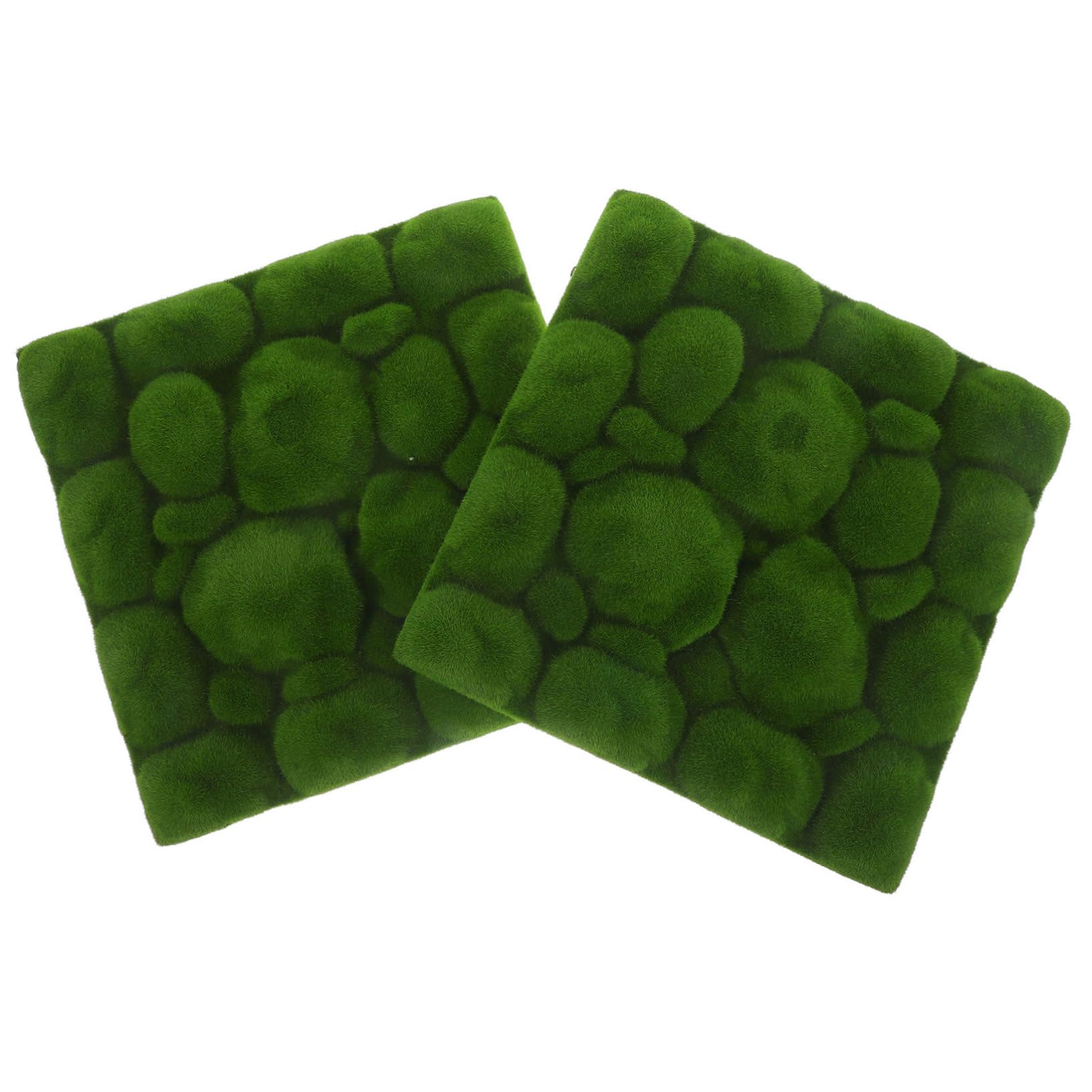 Musgo Artificial Realista de 2 Piezas para Micro Paisajes Bonsái