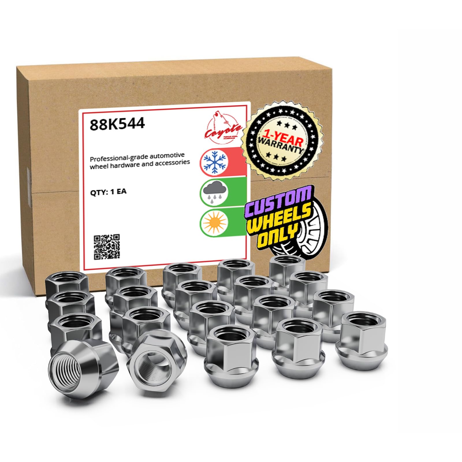 パーツ oneforall Amazon.com: Wheel Accessories Parts 20 Pcs M12x1.25 12x1.25 Thread