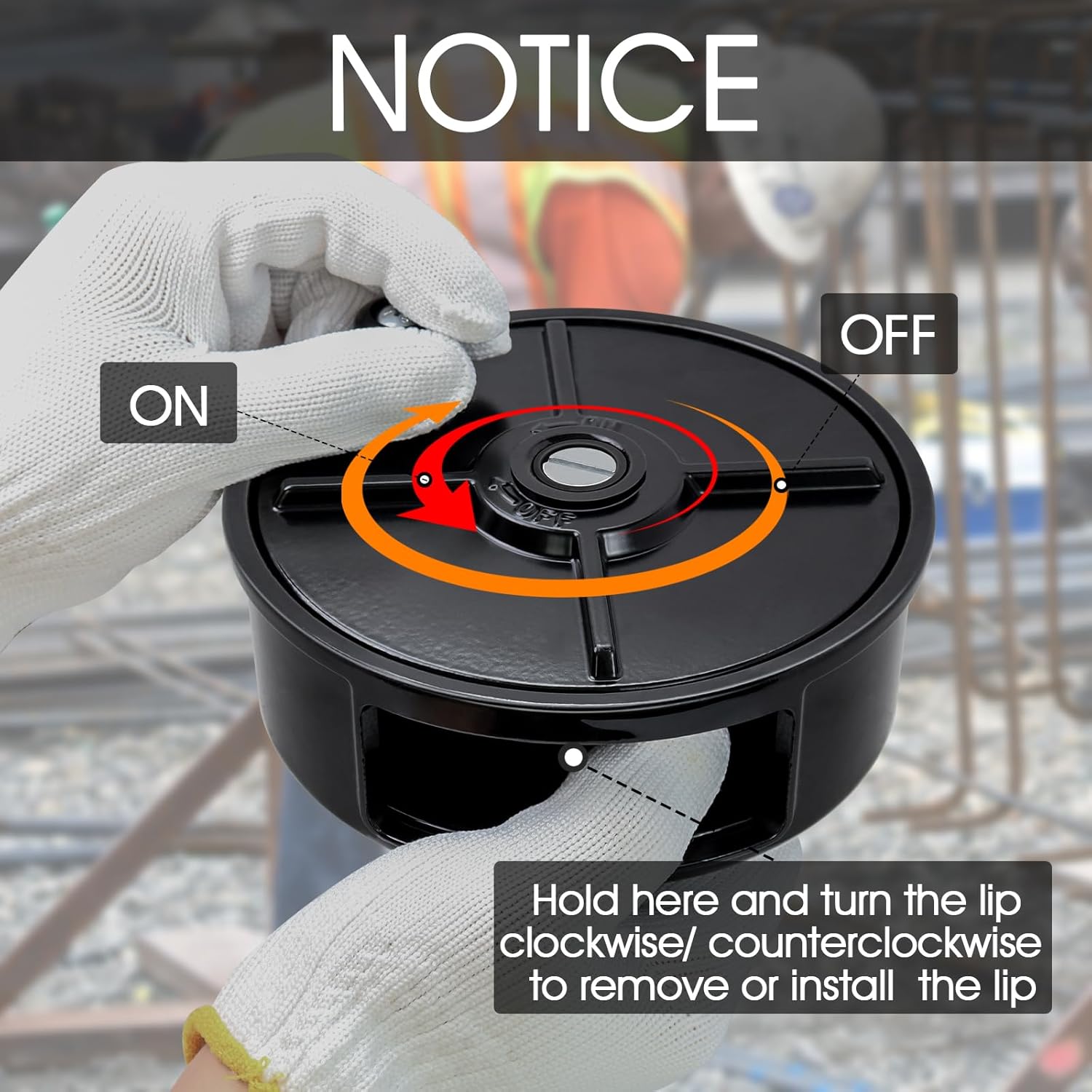 タイワイヤーリールコイルホルダーホイール、6.25インチ軽量アルミニウムタイワイヤーリールホイール、巻き戻しノブ&amp;内蔵ベルト