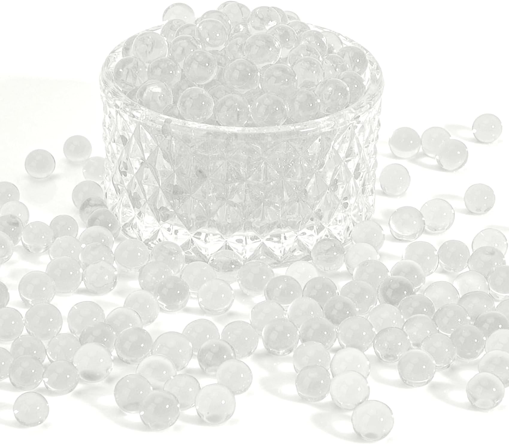 10000 Pieces Water Gel Beads for Vases, Plants, Centerpieces - Jelly Beads for Wedding Decor, Birthday Party, Holiday Decoration, DIY (Transparent)