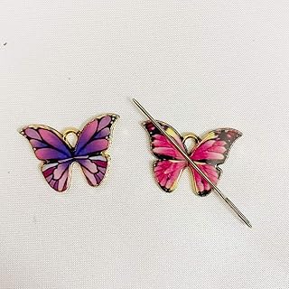 Butterfly Needle Minder for Cross Stitch, Cute Magnetic Needle Keeper Pattern for Embroidery Needlepoint