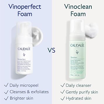 Caudalie Vinoperfect Işıltı Verici Mikro Peeling Temizleme Köpüğü 100 ml