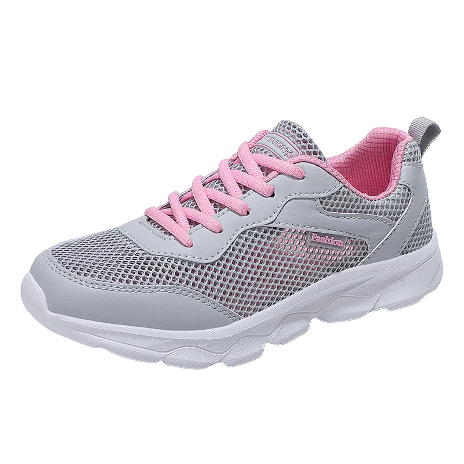 Slip on Sneakersy damskie, wygodne, lekkie, wsuwane, płaskie buty trekkingowe, żółte buty sportowe damskie