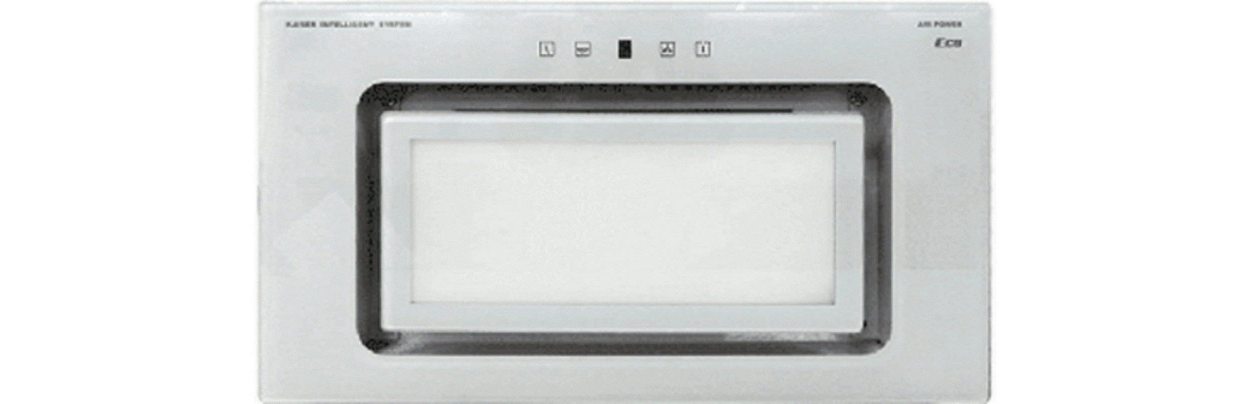 Kaiser Deckenhaube EA 546 W Eco, Lüfterbaustein, Weiß Glas, Einbau Dunstabzugshaube 52 cm, 600 m³/h,LED