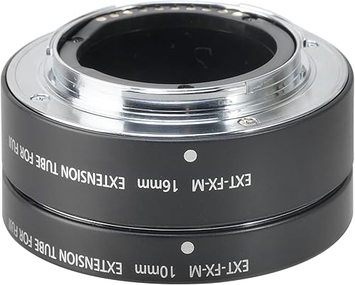 Miniatura 2 de Fotga - Tubo de extensión macro electrónico autofoco 0.394in + 0.630in para montura FujiFilm FX X-Pro1 X-Pro2 X-E3 X-E2S X-H1 X-A2 X-A3 X-A10 X-A20