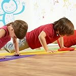 Eco-friendly mat for children: Pixel the robot