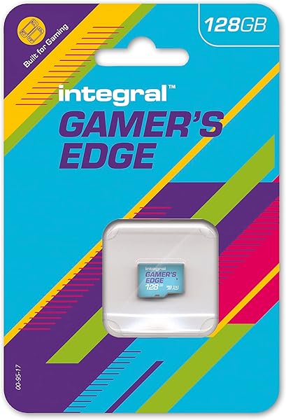 Integral Integral 128GB Gamer's Edge Micro SD Card for the Nintendo Switch - Load & Save Games Fast, Gaming Storage, DLC & Save Data, Quick Memory Card made for Nintendo Switch 1 consoles, Lite, OLED & 4K in use