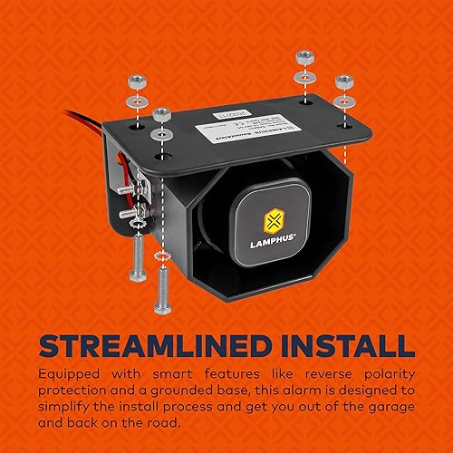 Miniatura 5 de Sonido de alarma de respaldo para camiones 112dB SAE J994 Clase A 12V - 48V DC SoundAlert Alarma de respaldo inversa para vehículos de equipos