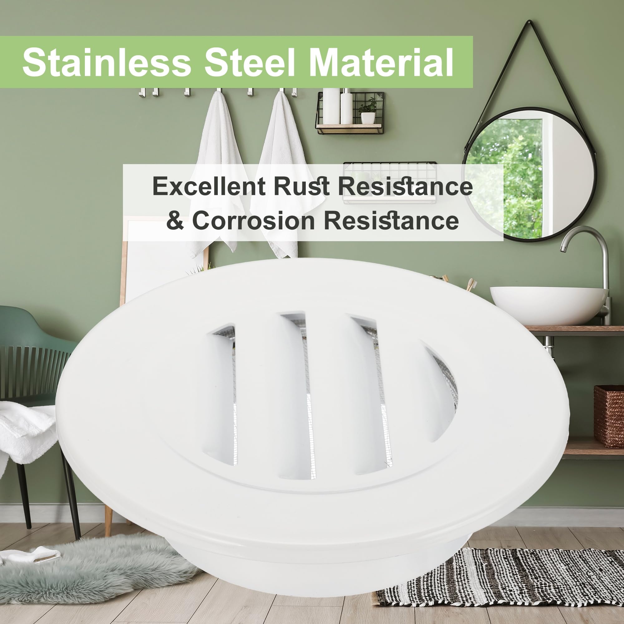 PATIKIL 5 Inch Round Soffit Vent - Image 4