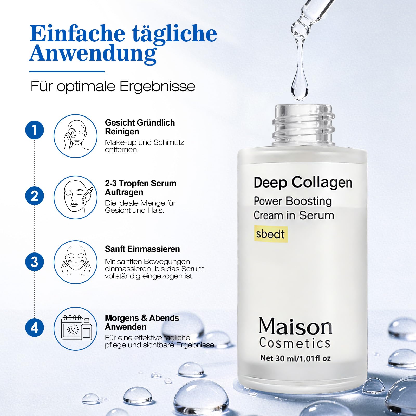 2PC Maison Deep Collagen Serum Korea, Volufine Deep Collagen, 30ML