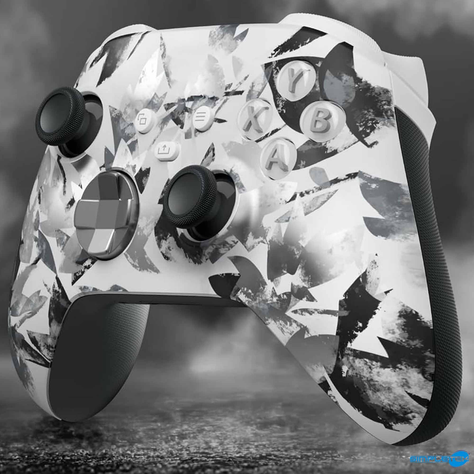 SIMPLETEK - Controller Wireless Gaming Ergonomico - USB-C - Storm Breaker | Compatibile con Xbox X S One Series, Compatibile con Android e Windows, Compatibile con iOS, Bluetooth, jack audio 3,5 mm